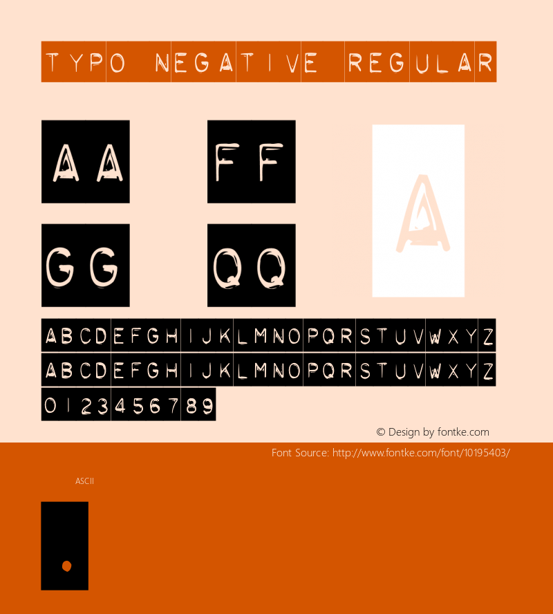 Typo Negative Regular 001.000图片样张