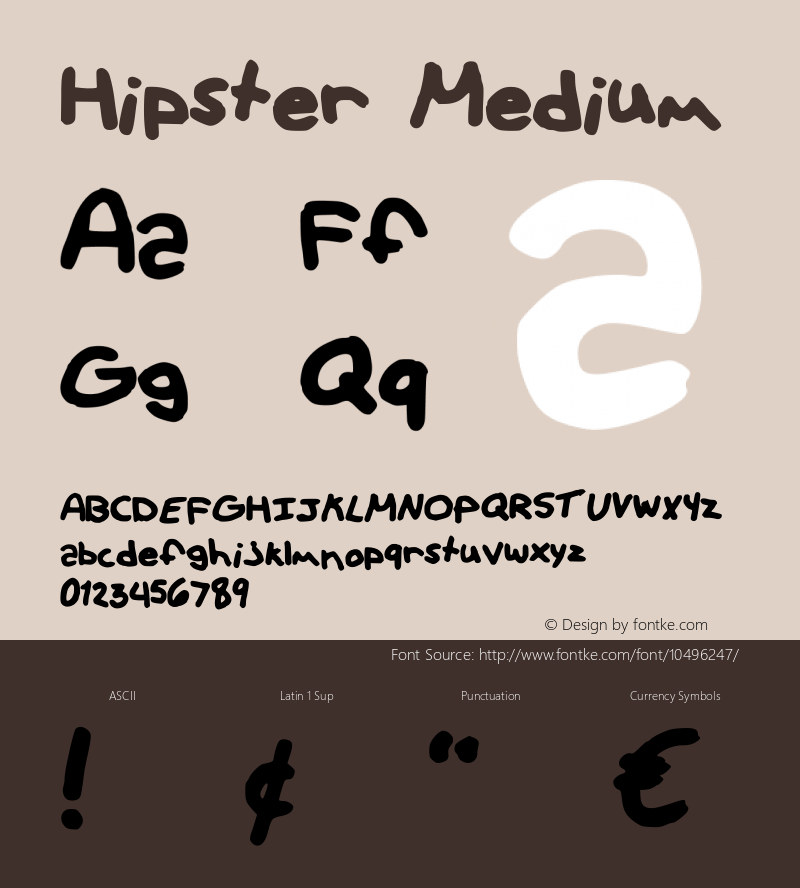 Hipster Medium Version 001.000图片样张