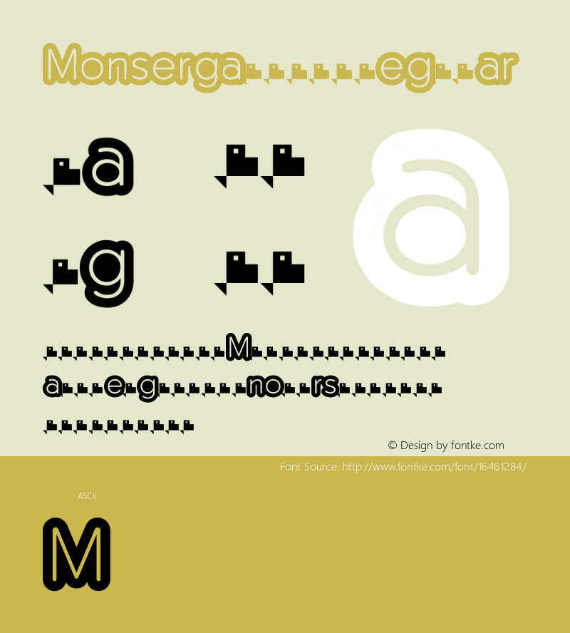 Monserga FFP Regular Version 1.246图片样张