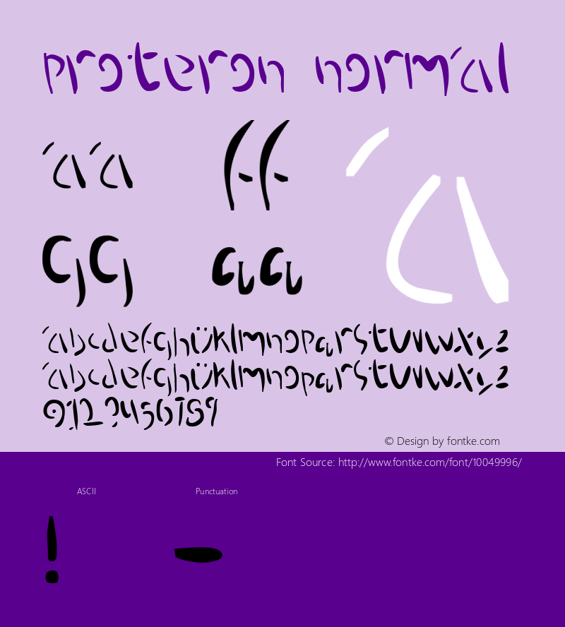 Proteron Normal 1.0 Thu Apr 24 22:24:39 1997图片样张