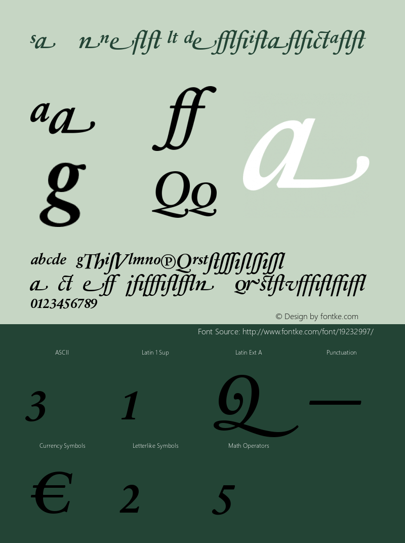 SabonNext LT Demi Italic Alternate Version 001.000图片样张