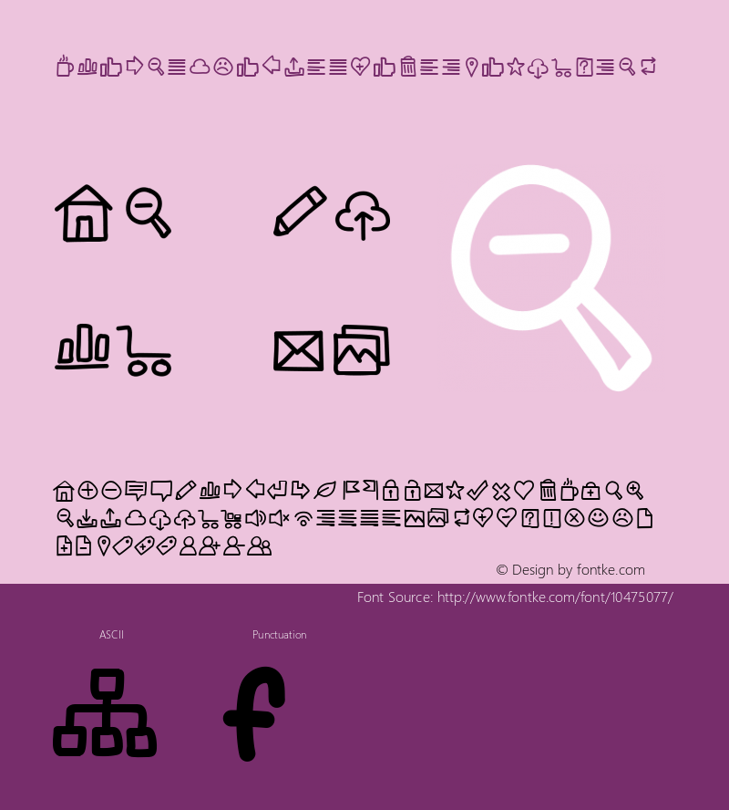 WG Handy Icons Vol2 Regular Version 001.000图片样张