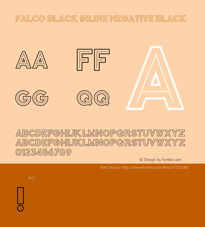 Falco-Black-Inline-Negative Version 1.000;PS 001.001;hotconv 1.0.56图片样张