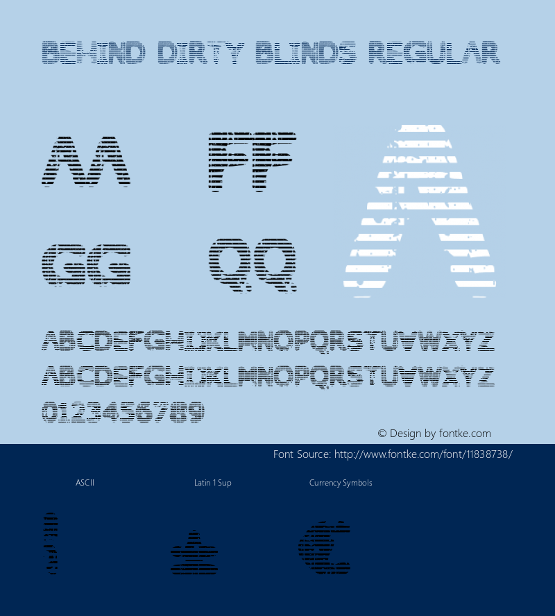 Behind Dirty Blinds Regular Version 1.000图片样张