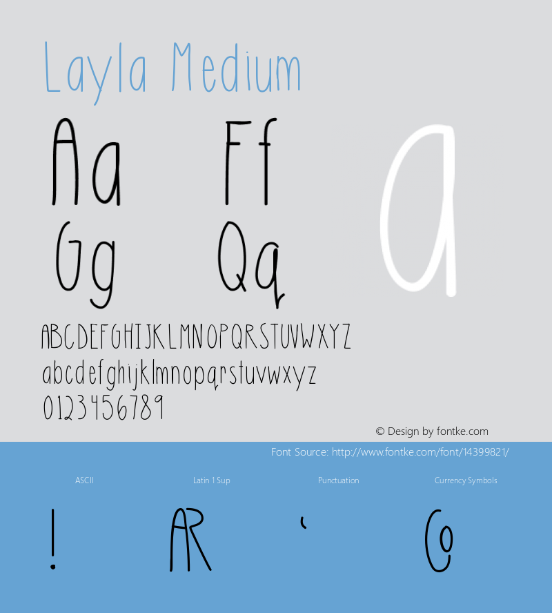 Layla Medium Version 001.000图片样张