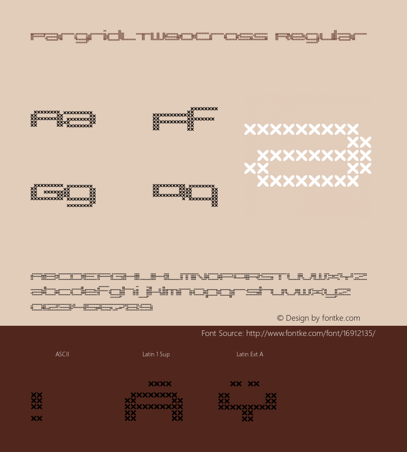 PargridLTW90-Cross Regular Version 1.00图片样张