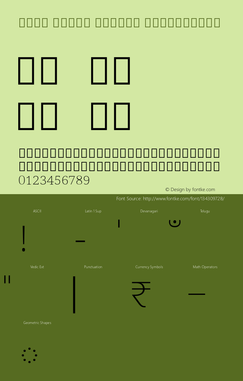 Noto Serif Telugu ExtraLight Version 2.001; ttfautohint (v1.8.3) -l 8 -r 50 -G 200 -x 14 -D telu -f none -a qsq -X 