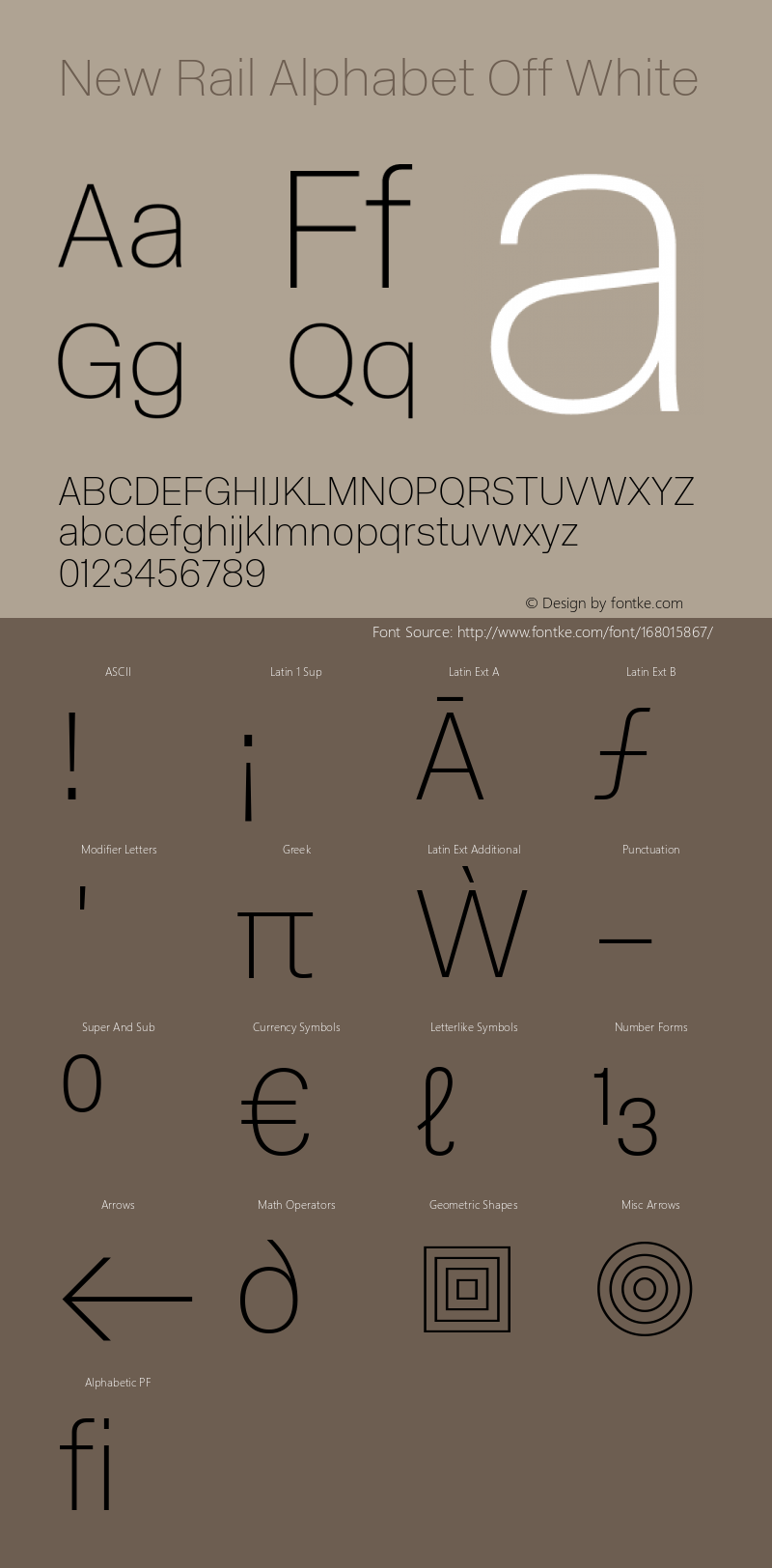 New Rail Alphabet Off White Version 1.001 | web-TT图片样张