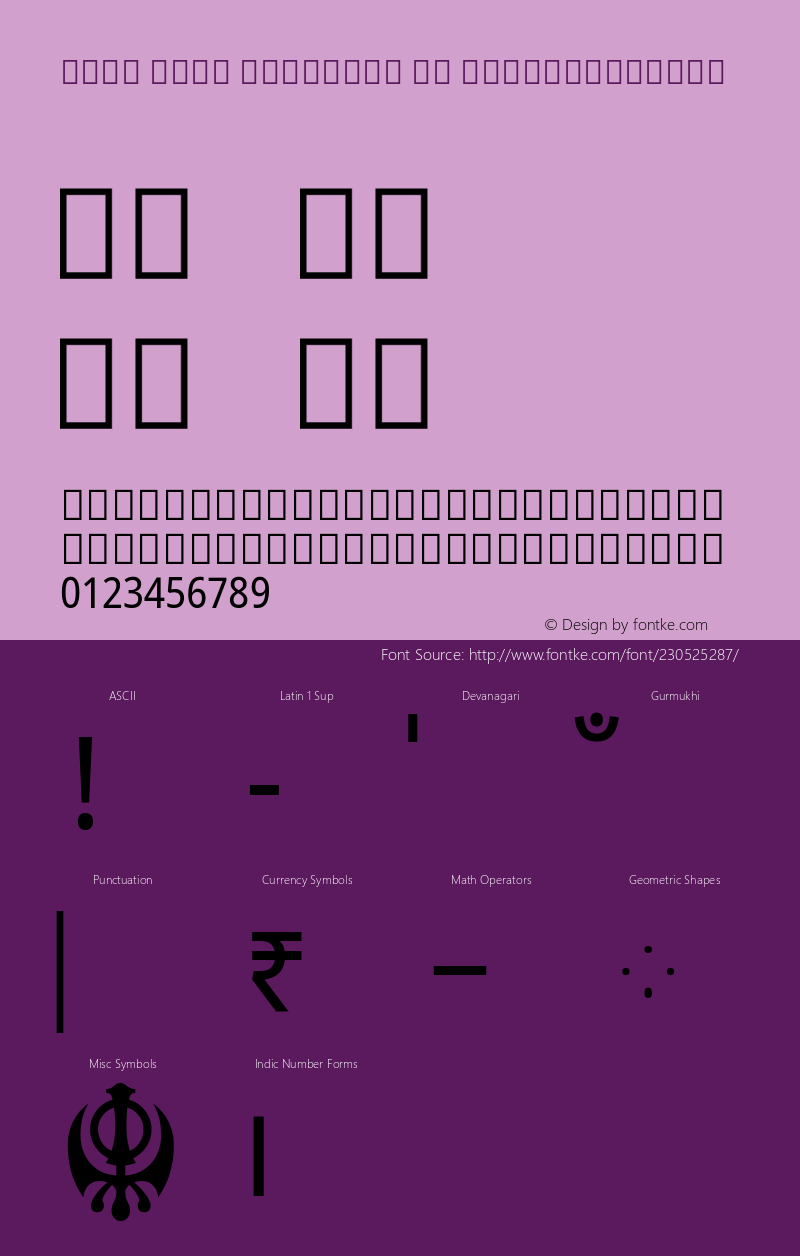 Noto Sans Gurmukhi UI SemiCondensed Version 2.002; ttfautohint (v1.8) -l 8 -r 50 -G 200 -x 14 -D guru -f none -a qsq -X 