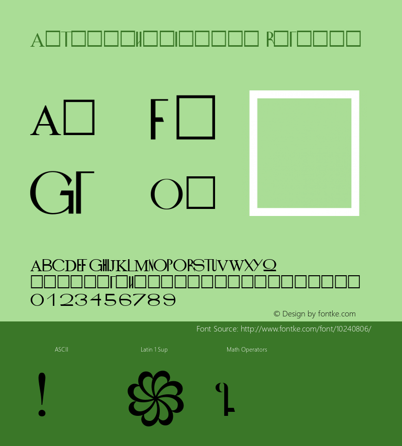 ArTarumianIshxan Regular MS core font:V1.00图片样张