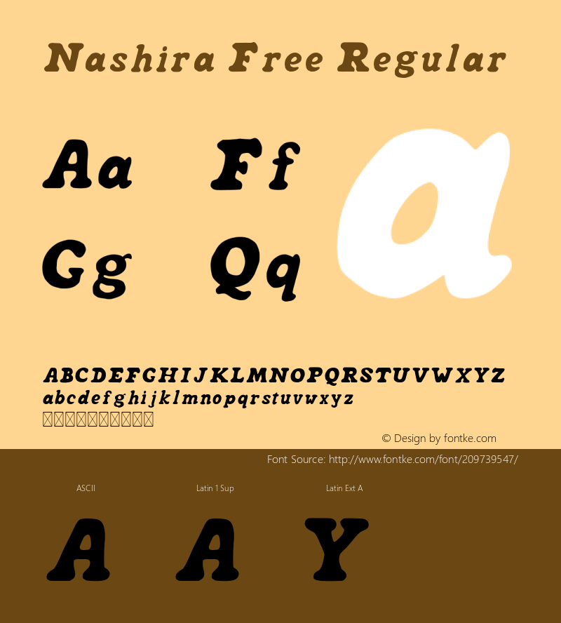 Nashira Free Regular Version 1.000图片样张