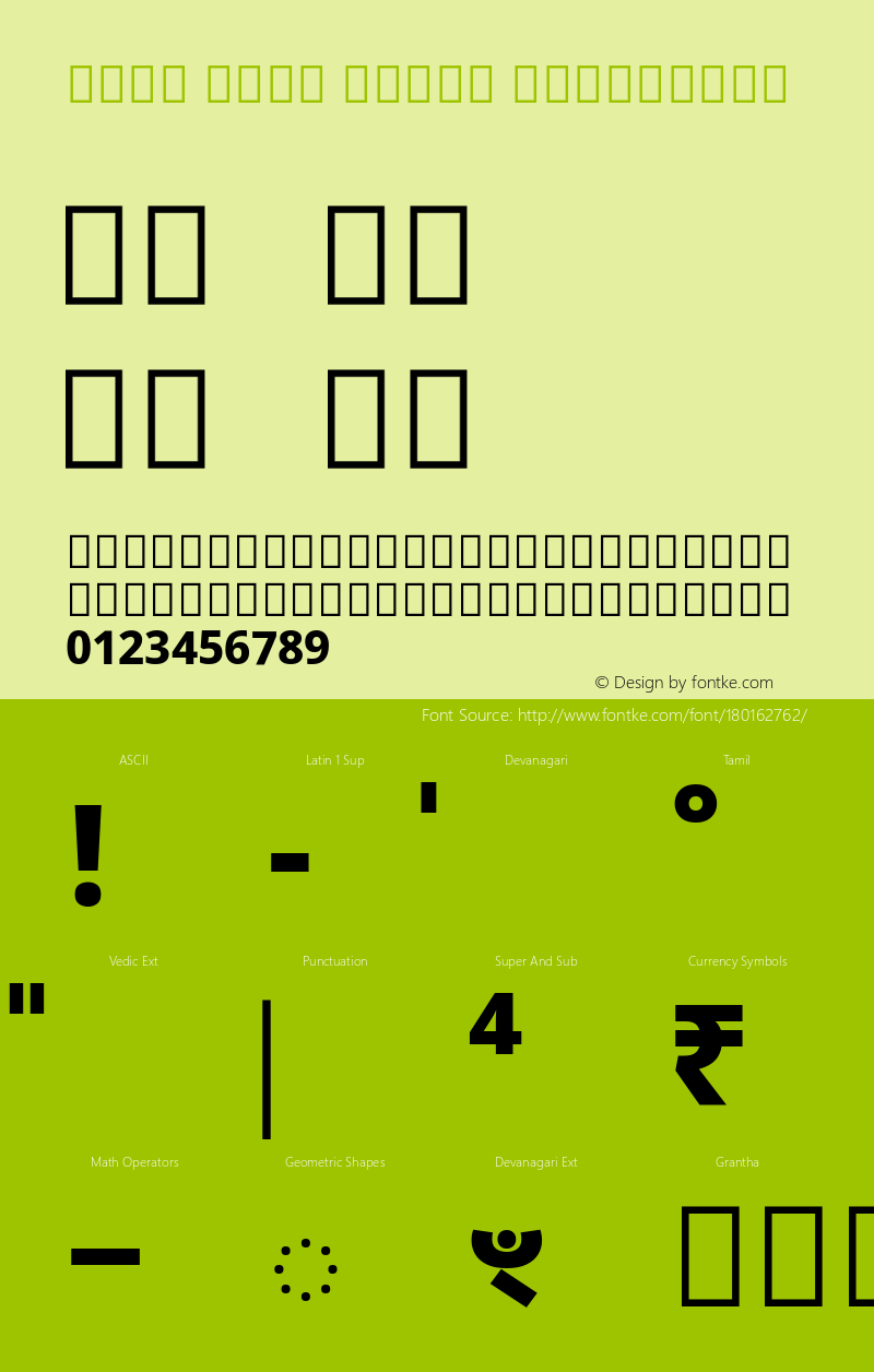 Noto Sans Tamil ExtraBold Version 2.001; ttfautohint (v1.8.4) -l 8 -r 50 -G 200 -x 14 -D taml -f none -a qsq -X 