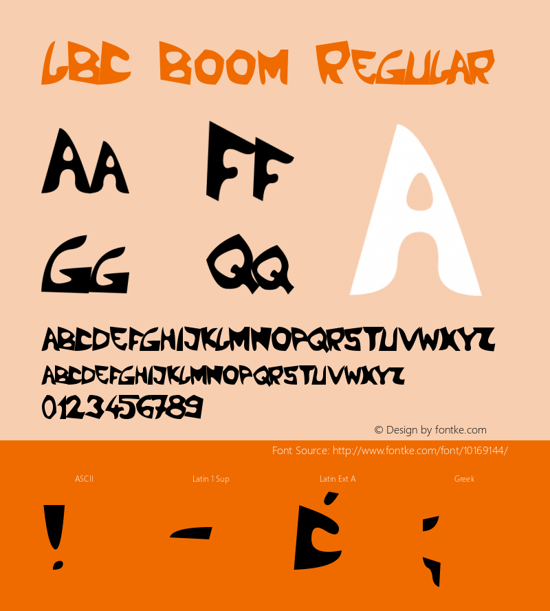 LBC Boom Regular Version 1.00, Nov. 2003图片样张