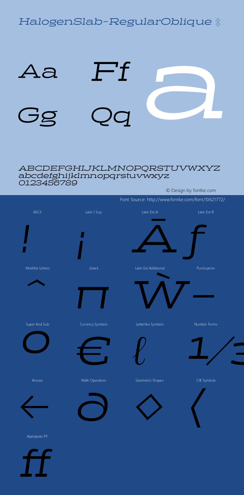 HalogenSlab-RegularOblique ☞ Version 001.000;com.myfonts.positype.halogen-slab.oblique.wfkit2.4gyQ图片样张