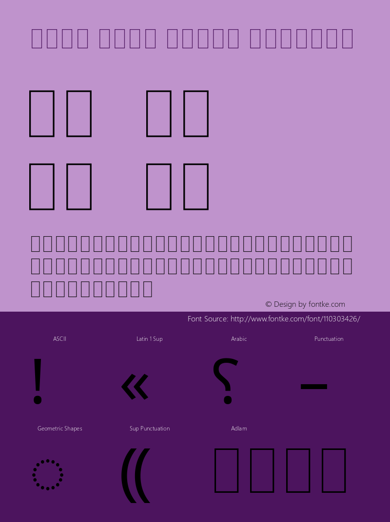 Noto Sans Adlam Regular Version 3.000; ttfautohint (v1.8.3) -l 8 -r 50 -G 200 -x 14 -D adlm -f none -a qsq -X 