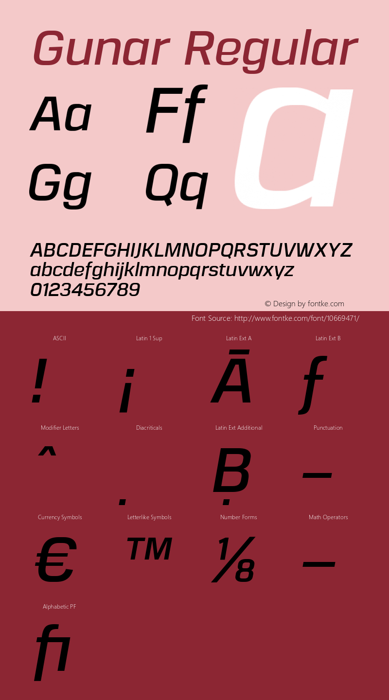 Gunar Regular Version 1.000;PS 001.000;hotconv 1.0.70;makeotf.lib2.5.58329;com.myfonts.easy.northernblock.gunar.demi-bold-italic.wfkit2.version.43rU图片样张