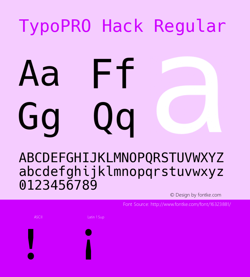 TypoPRO Hack Regular Version 2.018图片样张