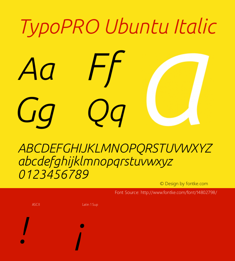 TypoPRO Ubuntu Italic Version 0.80图片样张