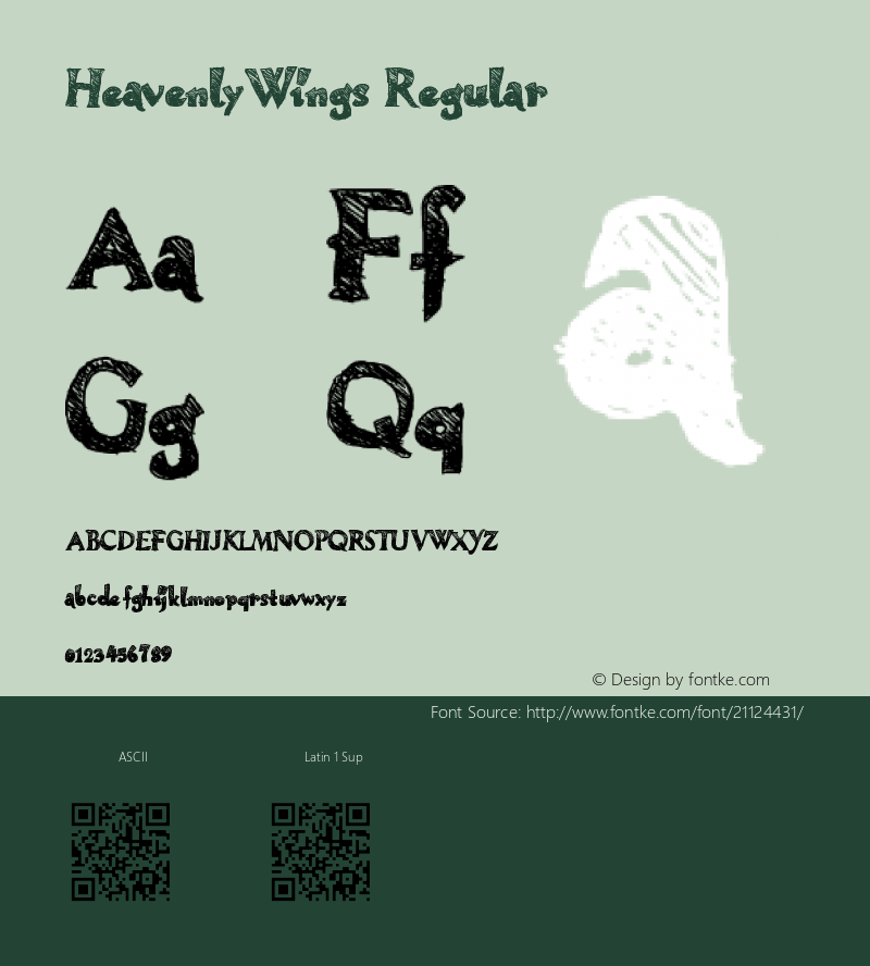 HeavenlyWings Version 1.00 December 6, 2014, initial release图片样张