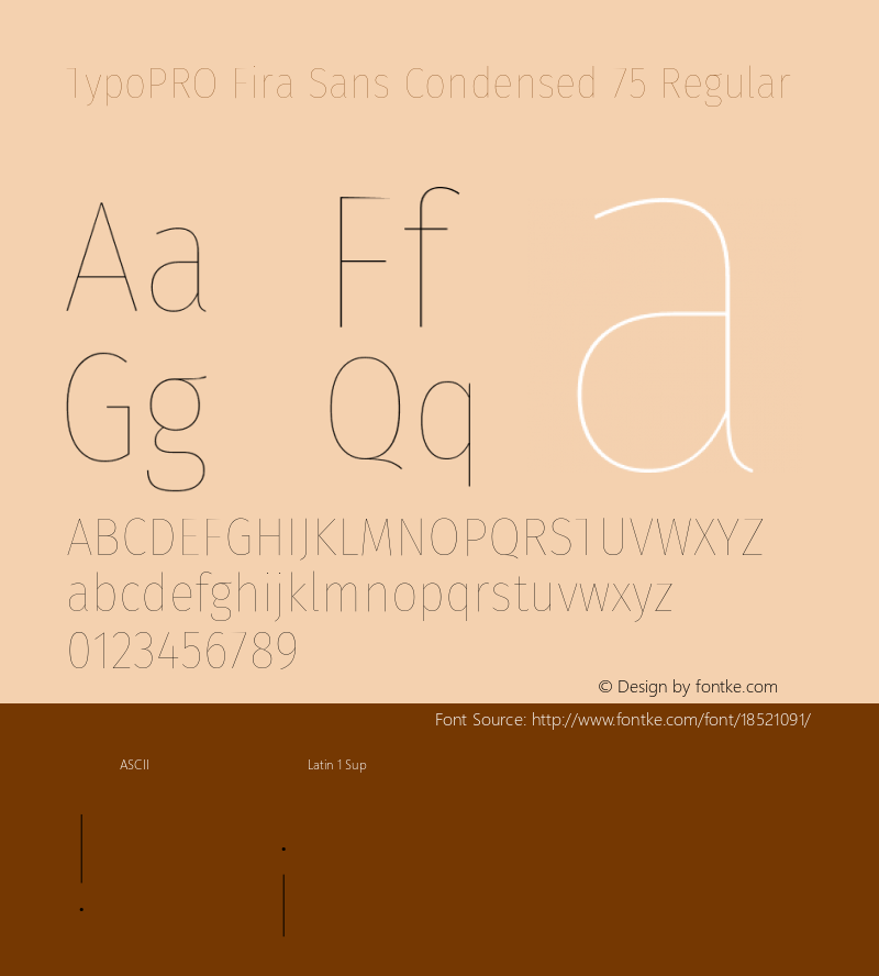 TypoPRO Fira Sans Condensed 75 Regular Version 4.203;PS 004.203;hotconv 1.0.88;makeotf.lib2.5.64775图片样张