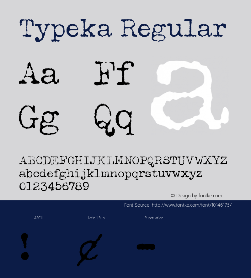 Typeka Regular Version 001.000图片样张