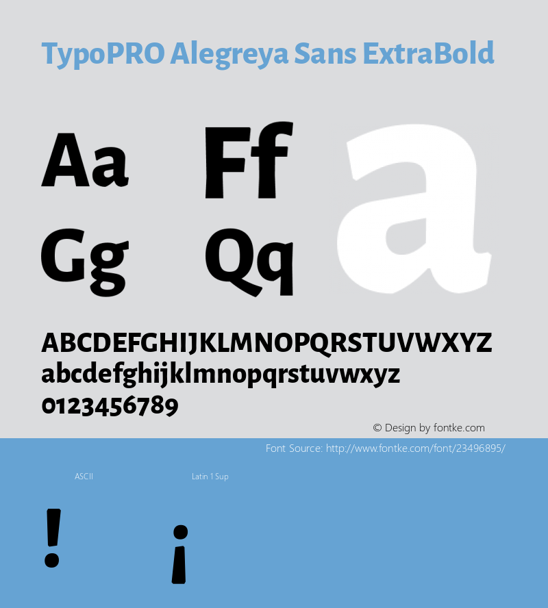 TypoPRO Alegreya Sans ExtraBold Version 1.001;PS 001.001;hotconv 1.0.70;makeotf.lib2.5.58329 DEVELOPMENT; ttfautohint (v0.97) -l 8 -r 50 -G 200 -x 17 -f dflt -w G -W图片样张