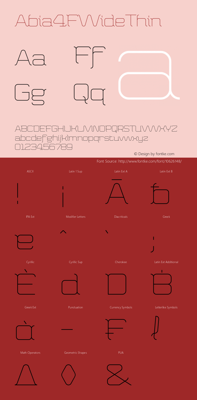 Abia4FWideThin ☞ 1.020;com.myfonts.easy.4thfebruary.abia-wide-4f.thin.wfkit2.version.3qQ8图片样张