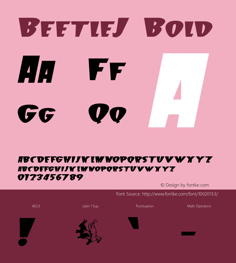 BeetleJ Bold 1.1图片样张