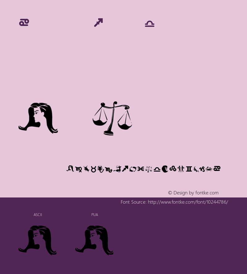 Zodiac Nice Regular Version 1.00 November 24, 2009, initial release图片样张