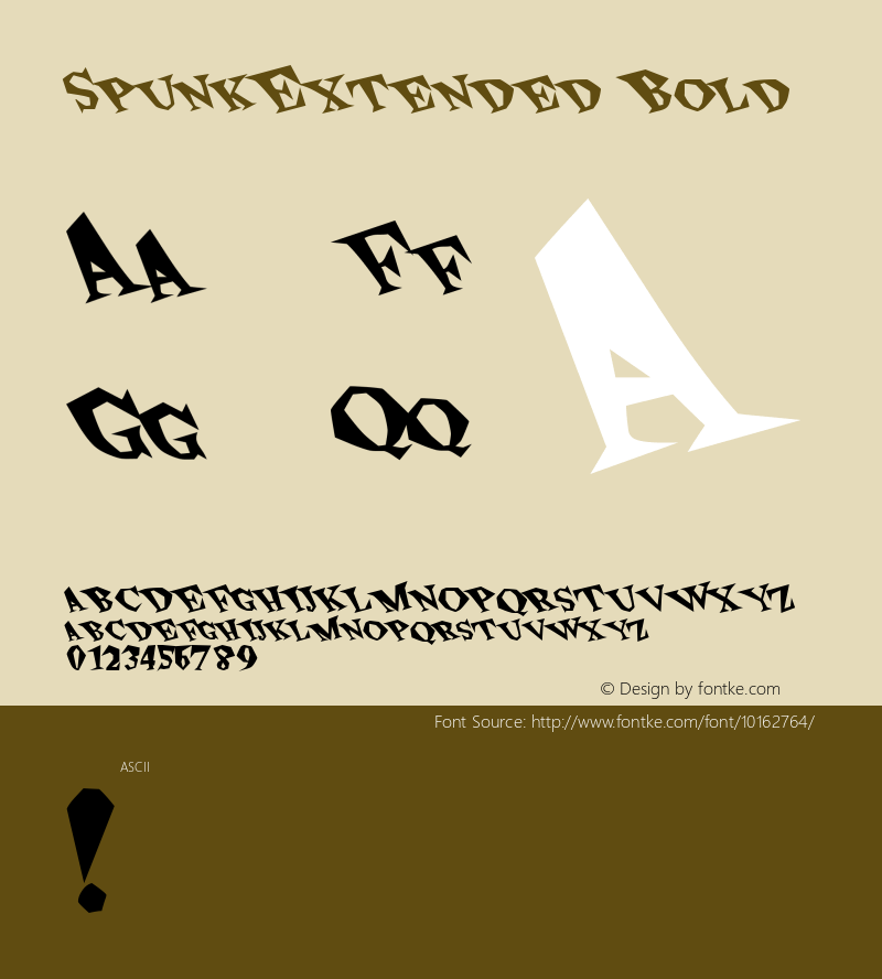 SpunkExtended Bold Rev. 003.000图片样张