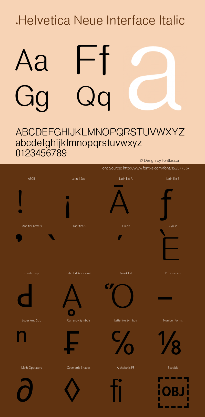 .Helvetica Neue Interface Italic 10.0d35e1图片样张