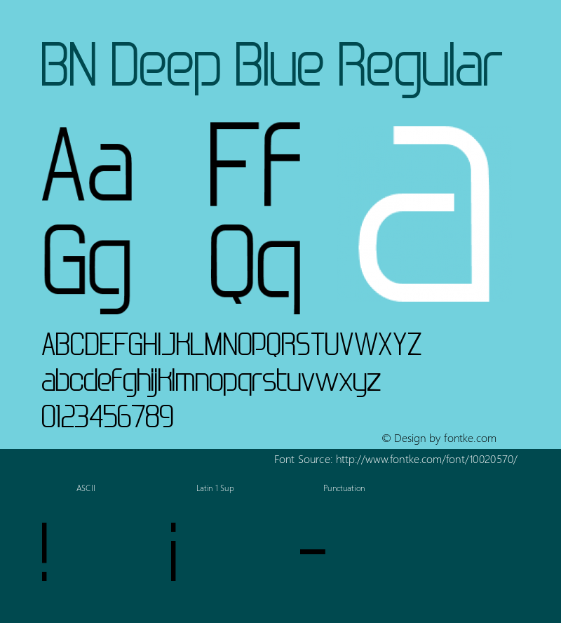 BN Deep Blue Regular Version 1.0图片样张