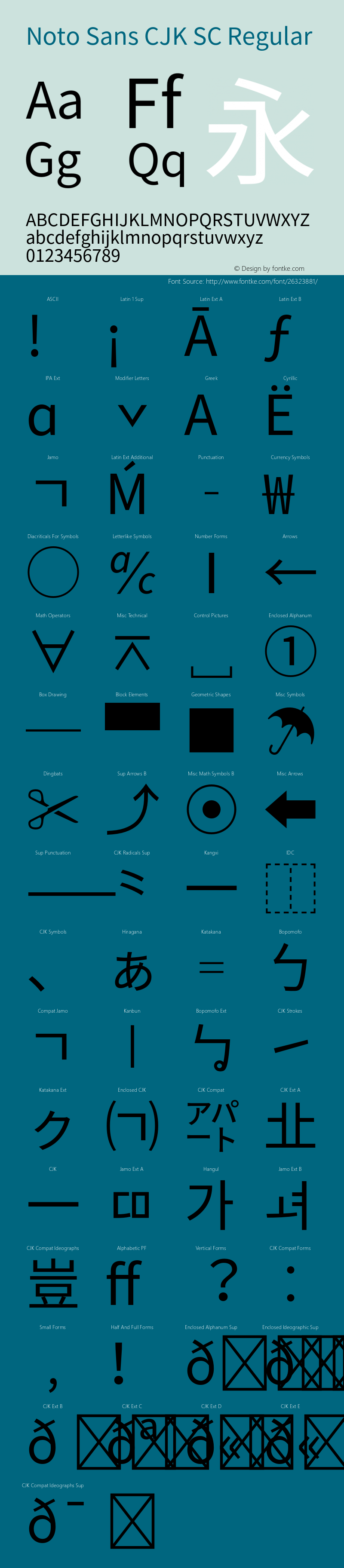 Noto Sans CJK SC Regular Version 1.005;PS 1.005;hotconv 1.0.96;makeotf.lib2.5.65012图片样张