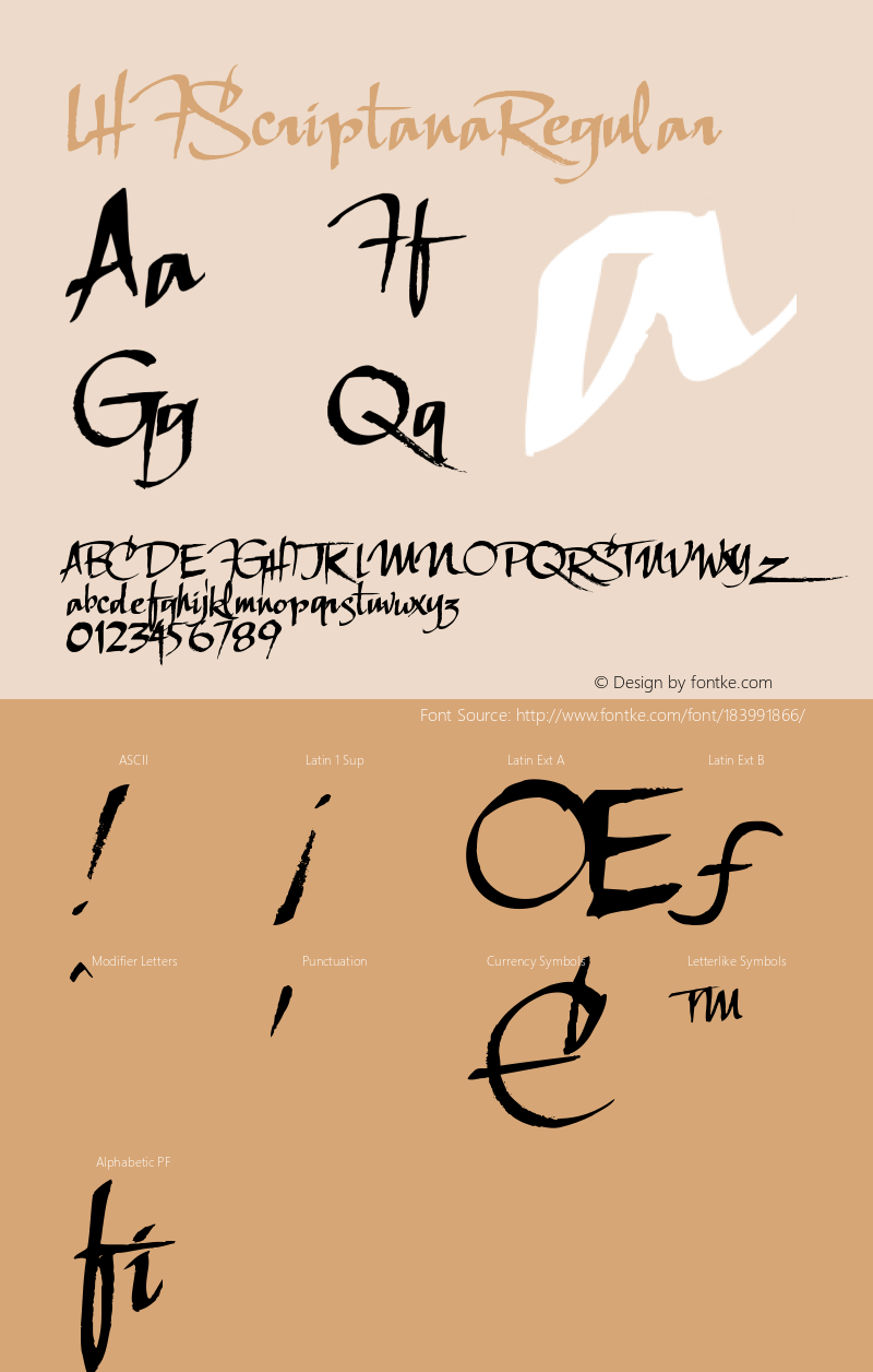 ☞LHF Scriptana Regular (1.0) ;com.myfonts.letterheadfonts.lhf-scriptana-regular.regular.wfkit2.3Apo图片样张