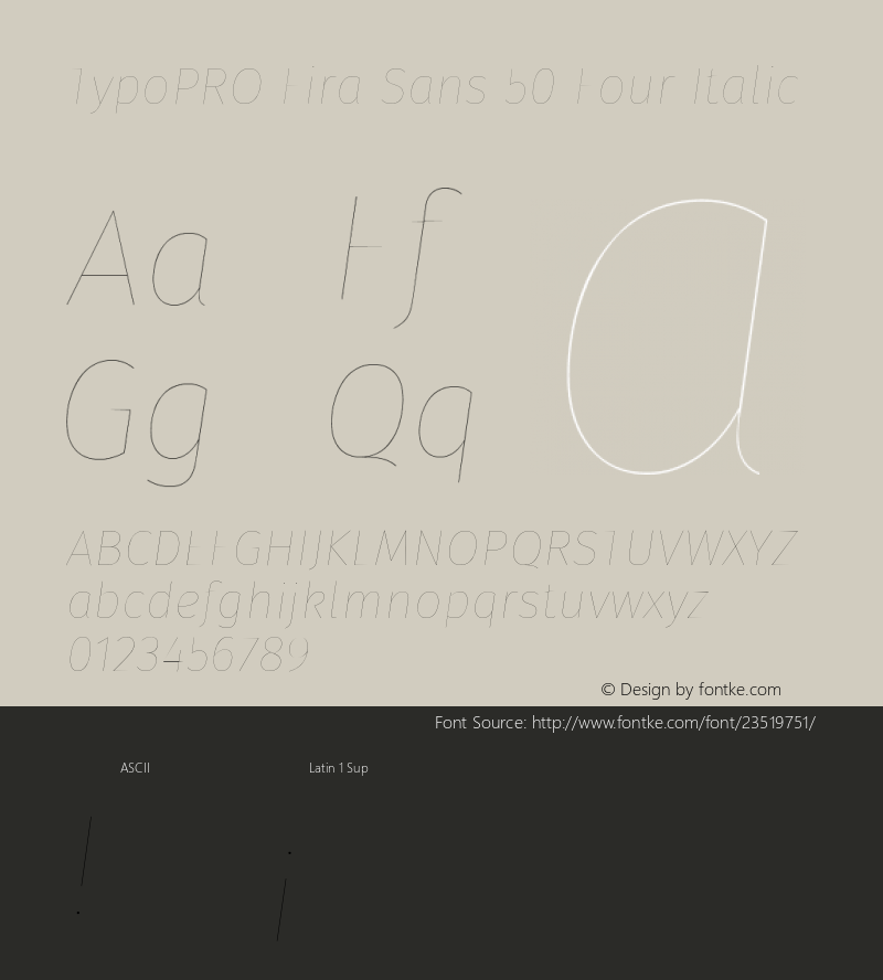 TypoPRO Fira Sans Four Italic Version 4.203;PS 004.203;hotconv 1.0.88;makeotf.lib2.5.64775图片样张