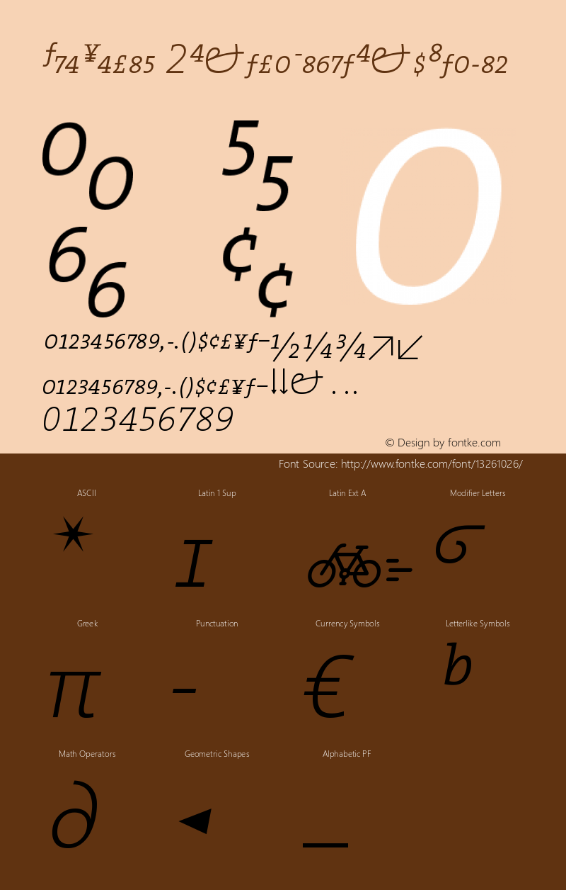 TheSerif 2ExtraLightExpItalic Version 1.0图片样张