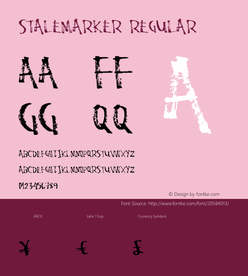 StaleMarker Version 1.00 January 19, 2015, initial release图片样张