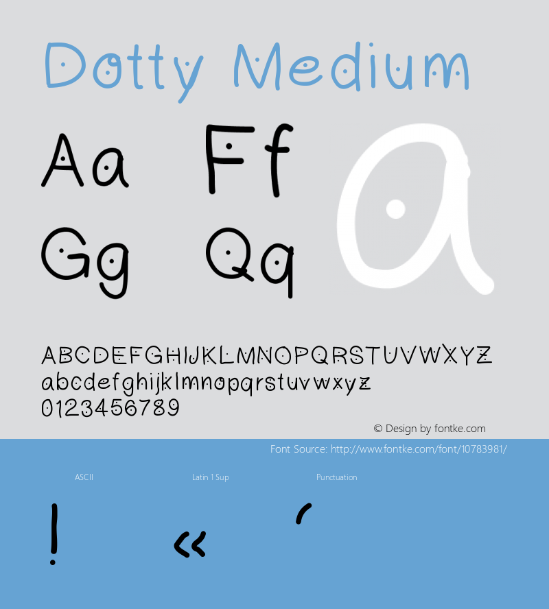 Dotty Medium Version 001.000图片样张