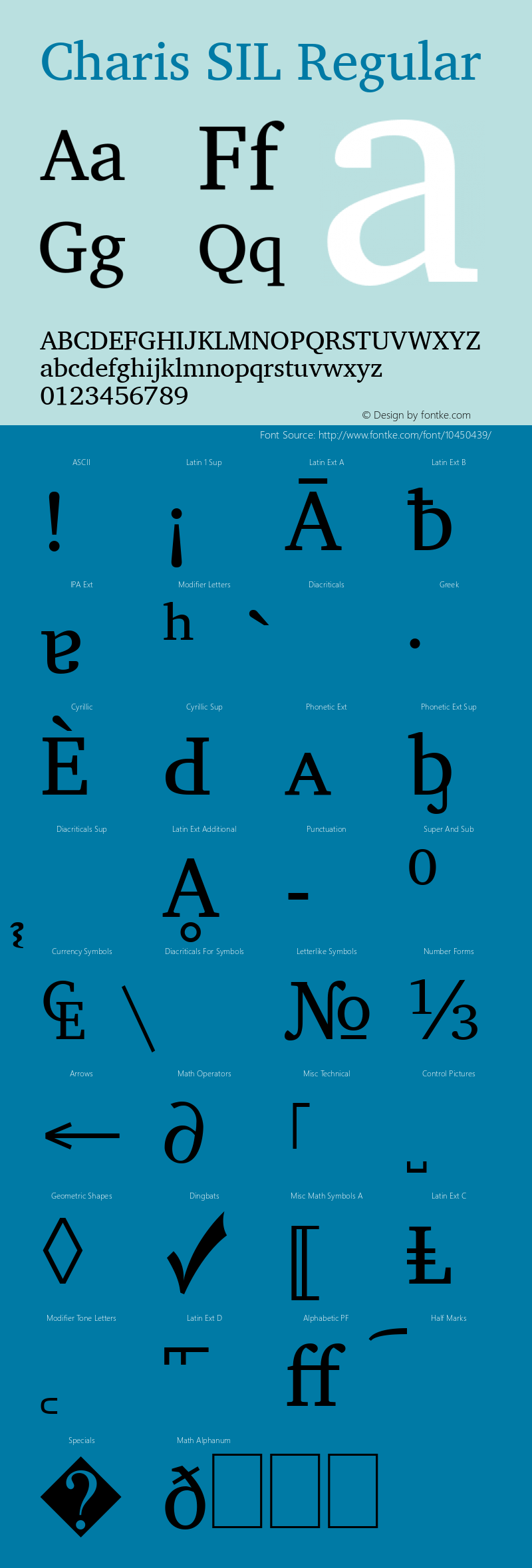 Charis SIL Regular Version 4.106图片样张
