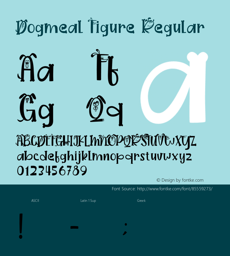 Dogmeal Figure Version 1.00;August 08, 2020图片样张