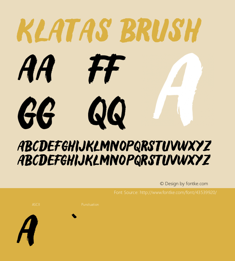 Klatas Brush Version 1.0图片样张