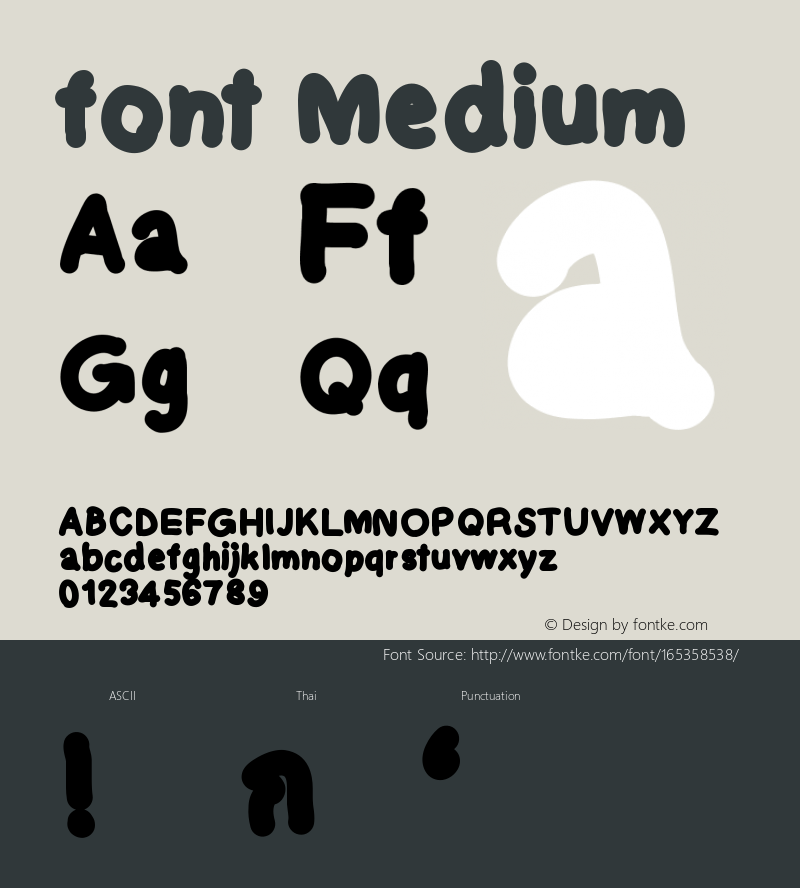 font Version 001.000图片样张