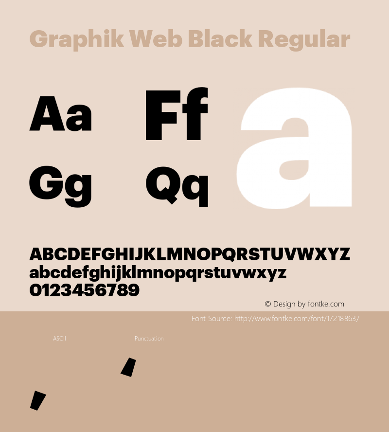 Graphik Web Black Regular Version 001.000 2009图片样张