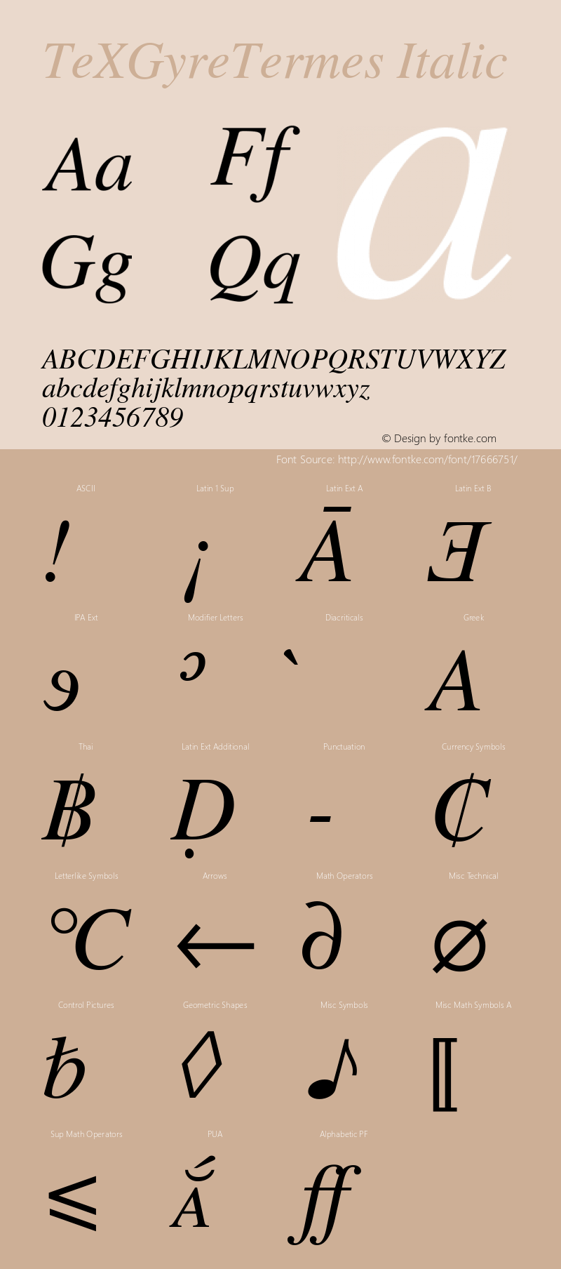 TeXGyreTermes Italic Version 2.004;PS 2.004;hotconv 1.0.49;makeotf.lib2.0.14853图片样张