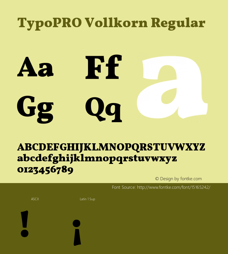 TypoPRO Vollkorn Regular Version 2.001图片样张