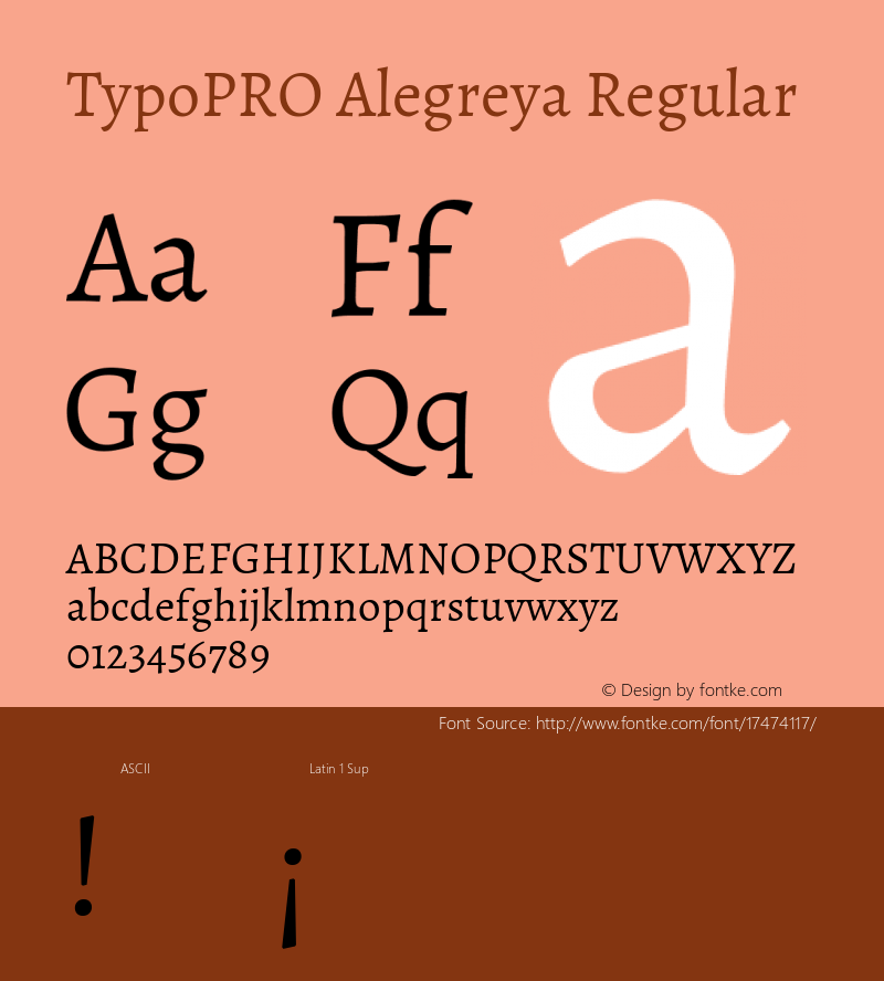 TypoPRO Alegreya Regular Version 1.003图片样张