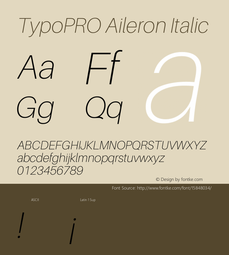 TypoPRO Aileron Italic Version 1.102;PS 001.102;hotconv 1.0.70;makeotf.lib2.5.58329图片样张