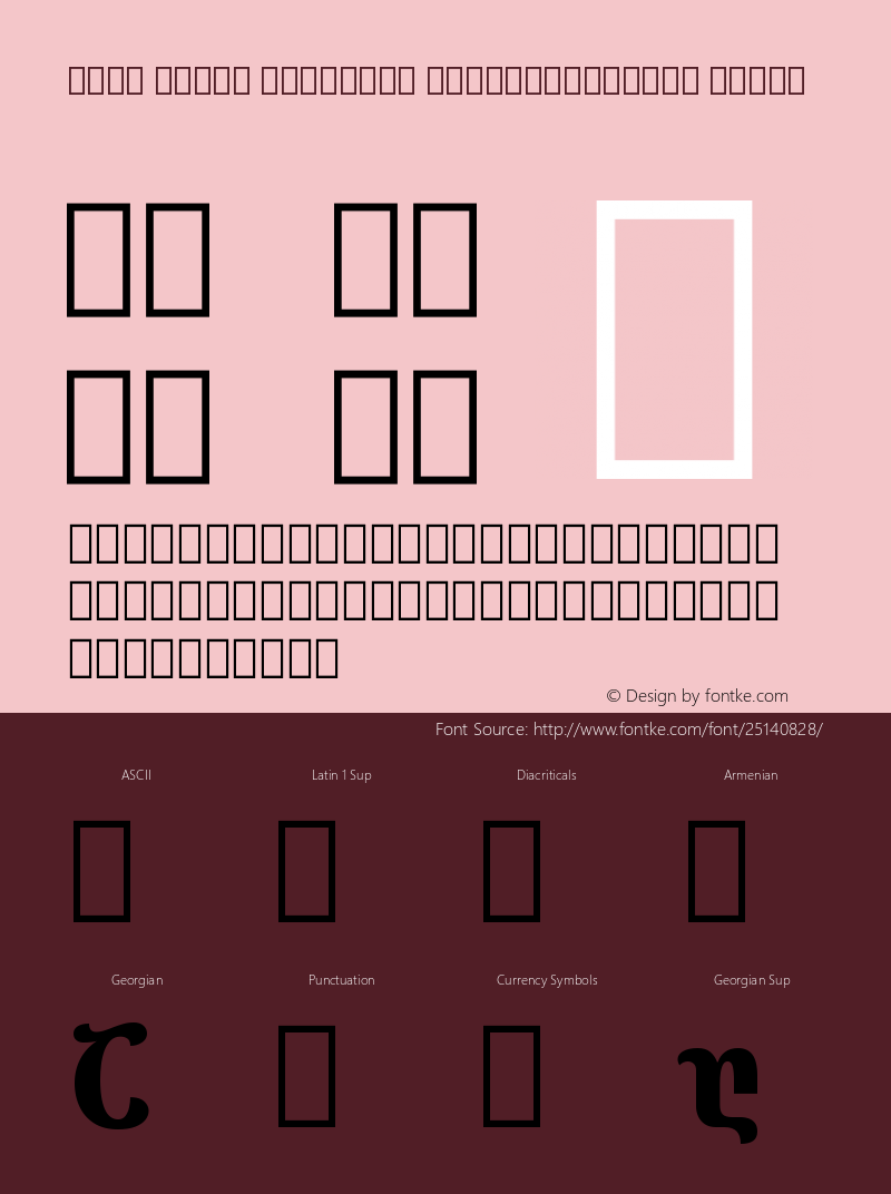 Noto Serif Georgian ExtraCondensed Black Version 2.000图片样张