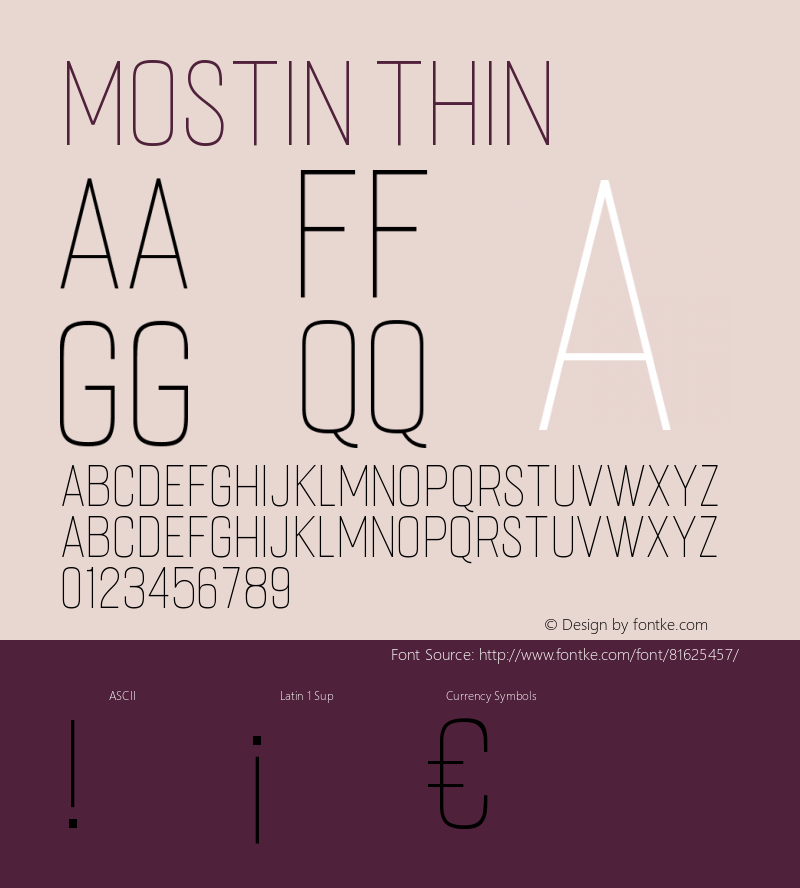 Mostin-Thin Version 1.000图片样张