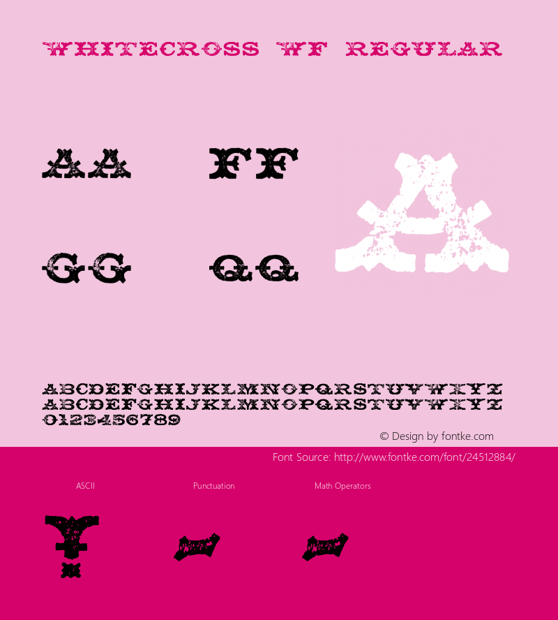 WhitecrossWF Version 001.001图片样张